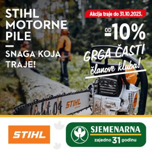 STIHL motorne pile na popustu potražite u Sjemenarni, ovlaštenom STUHL trgovcu.