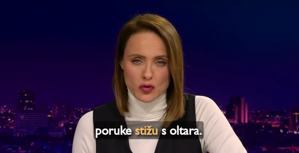 Voditeljica se obrušila na svećenika, ali ubrzo je dobila salve kritika na društvenim mrežama Voditeljica se obrušila na svećenika, ali ubrzo je dobila salve kritika na društvenim mrežama