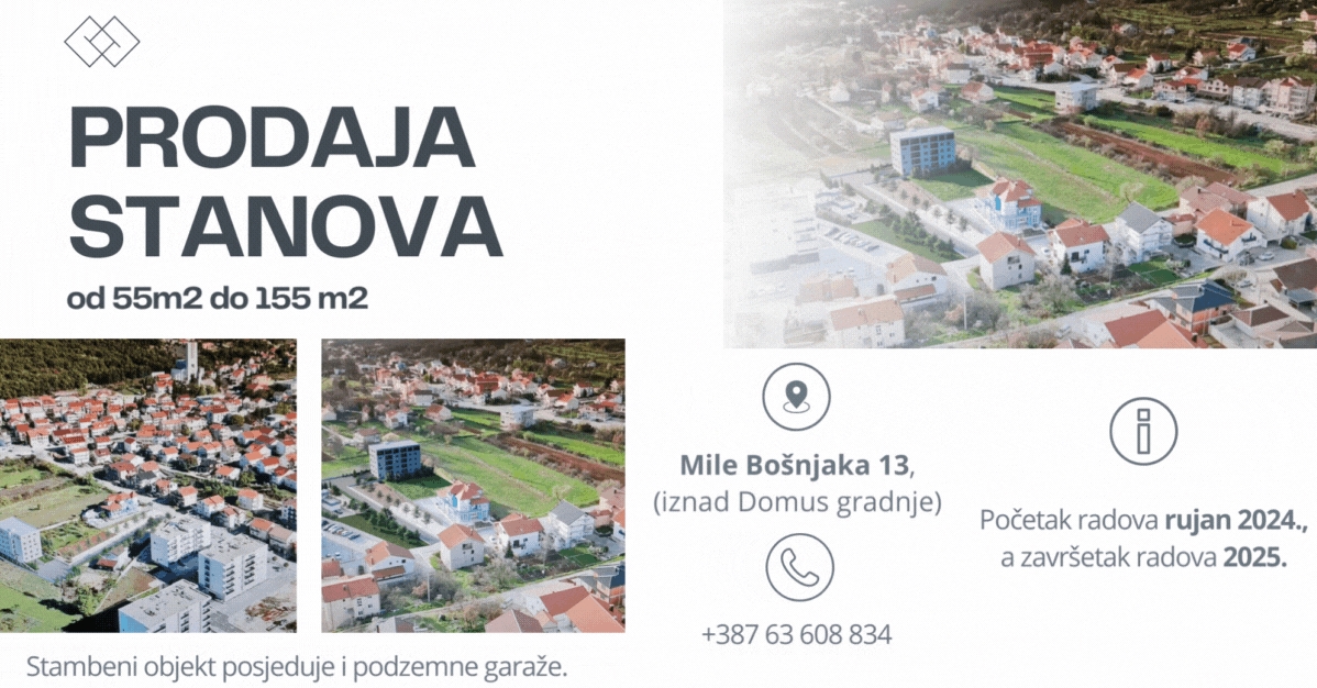 Prva u nizu luksuznih zgrada u srcu Posušja: Izgradnja počinje uskoro