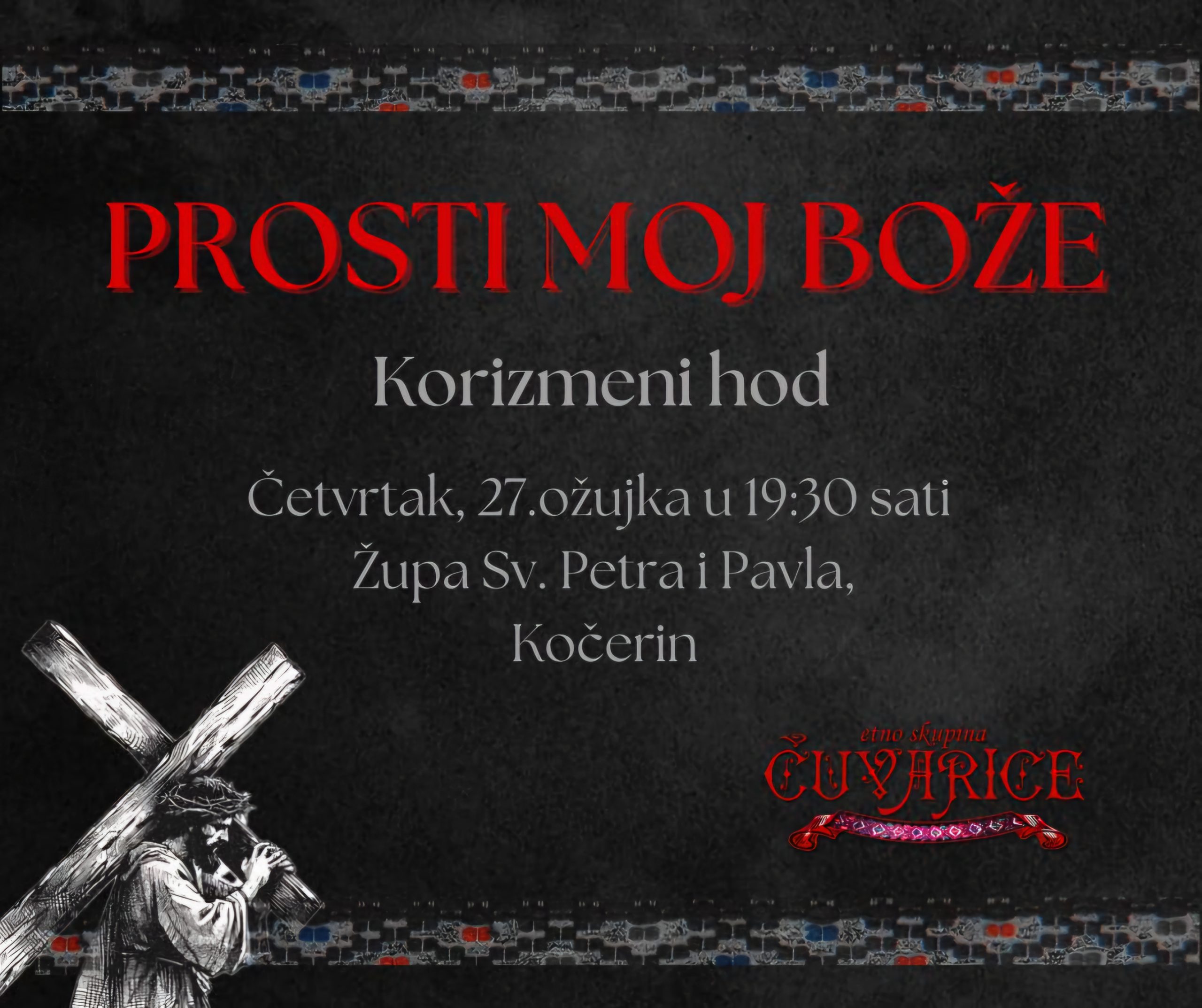 Etno skupina Čuvarice iz Rame u četvrtak na Kočerinu
