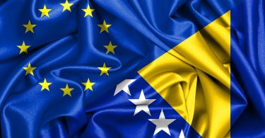 Zastave Evropske unije i Bosne i Hercegovine