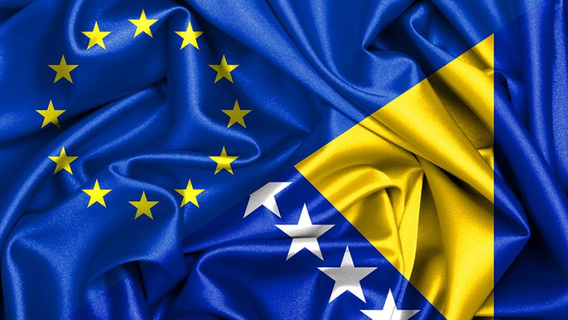 Zastave Evropske unije i Bosne i Hercegovine