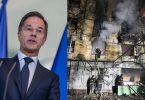 Muškarac u plavoj kravati ispred zastave govori o vojnim pripremama Evrope