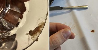 Detaljni prikaz crva i plastičnog predmeta pronađenih u hrani tijekom Europskog rukometnog prvenstva