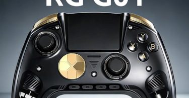 Anbernic RG G01 prijenosni gaming kontroler s crnom podlogom