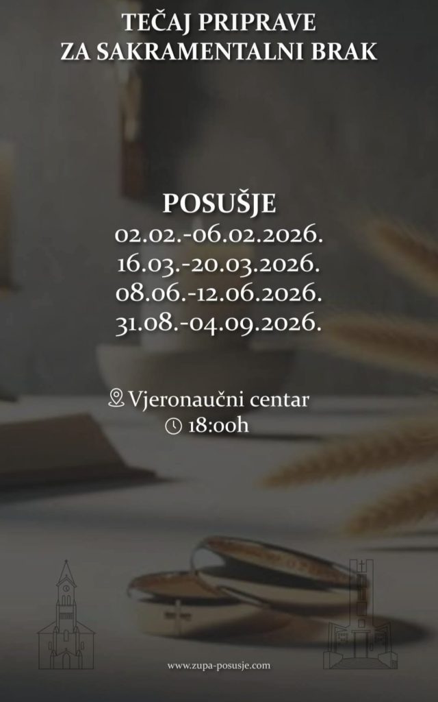 Tecaj priprave za sakramentalni brak