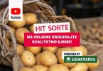 Krumpir u vrećici s oznakom 'Hit sorte' i logom Sjemenarne