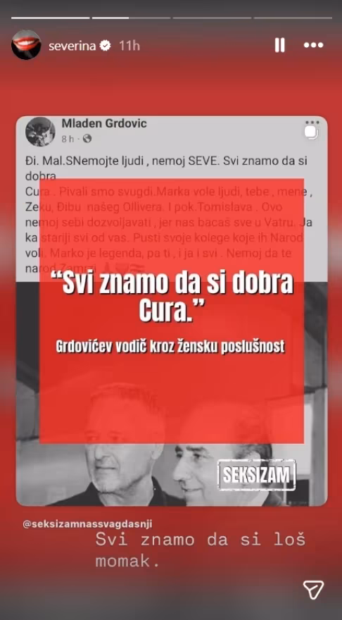 Severina seksizam
