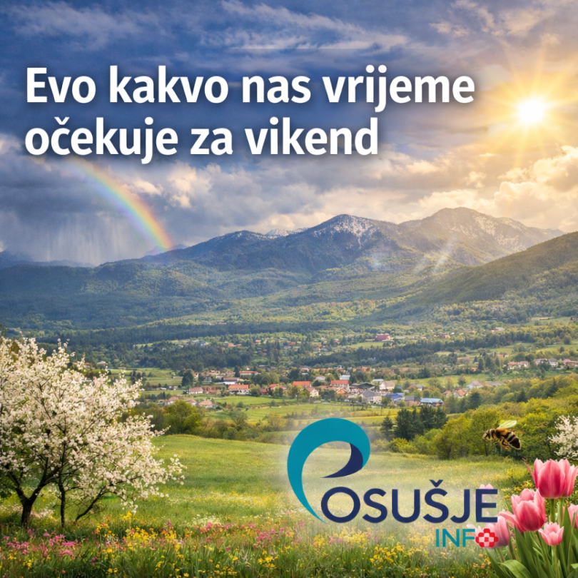 Planinska dolina s travnjacima, cvjetovima i suncem kroz oblake