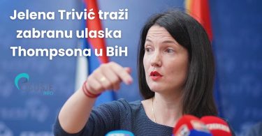 Jelena Trivic trazi zabranu ulaska Thompsona u BiH
