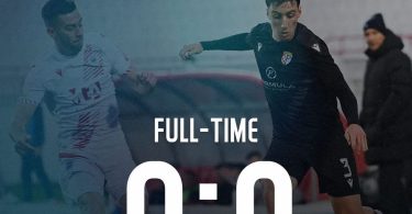 Fudbalska utakmica između HŠK Posušja i Zrinjskog sa rezultatom 0:0 na kraju meča