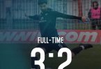 Trenutak iz utakmice HŠK Rudar protiv HŠK Posušja, konačni rezultat 3:2