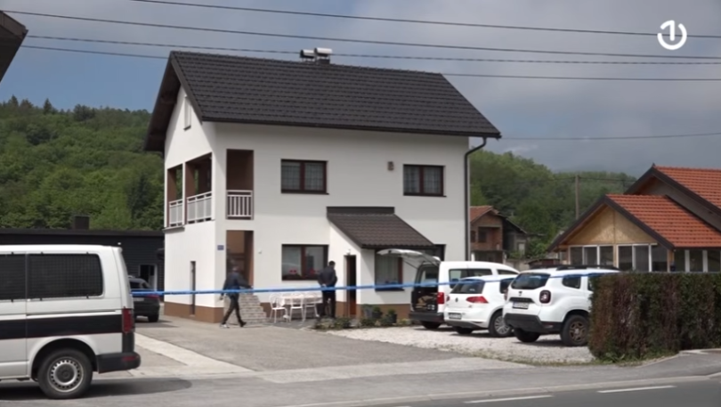 Bijela kuća s garažom i parkiralištima, mjesto femicida u Kiseljaku