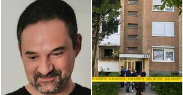 Muž srednje dobi i zgrada u kojoj se dogodio zločin