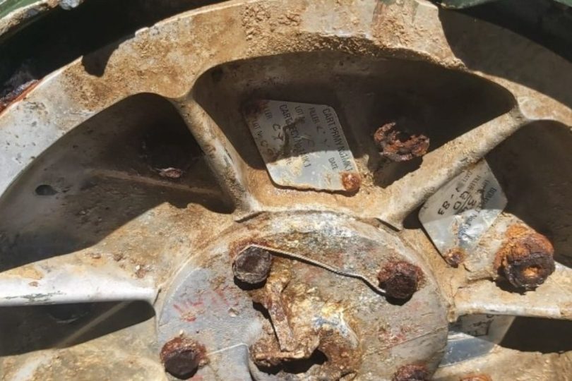 iskopan ostatak kasetne bombe iz bombardiranja 199