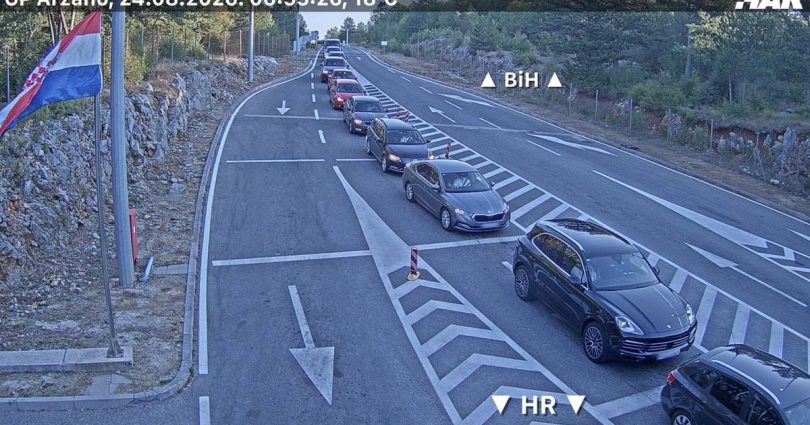 kolone na pet grani nih prijelaza radovi u kne pol