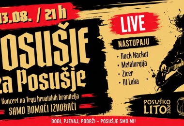 koncert posu je za posu je u etvrtak na trgu hrvat