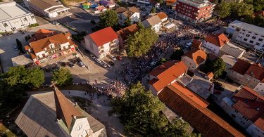 velika gospa u posu ju procesija sve ane mise i po