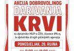 poziv na akciju dobrovoljnog darivanja krvi u orga