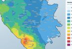 objavljena karta evo gdje e u bih pasti najvi e ki