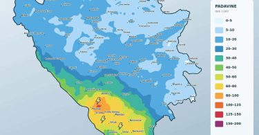 objavljena prognosti ka karta pogledajte gdje se u